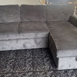 Grey Sectional Couch With Storage 