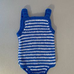 Baby boy onesie crocheted
