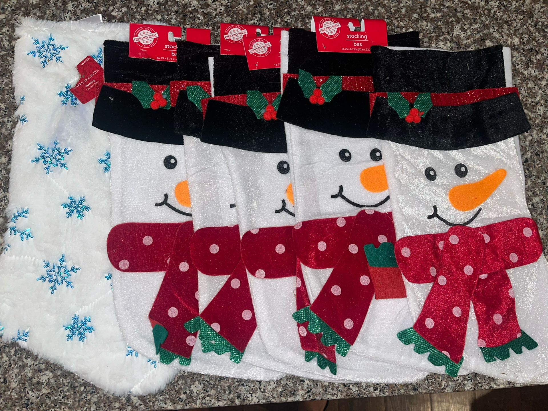 6 Christmas Stocking Brand New
