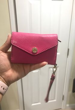 Michael Kors small pink wristlet