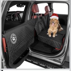 Ruff Liners Large Back Seat Extender Cover for Dogs, Waterproof, Black 