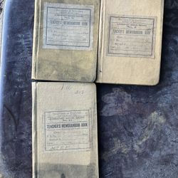 Vintage Teacher's Memorandum Book 1920s New York Board of Education Elementary