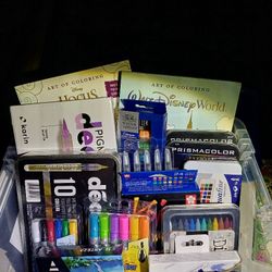 Art Supplies & Gelly Roll Pens
