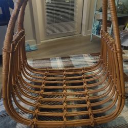 Vintage 1960's Rattan Bamboo Magazine Holder