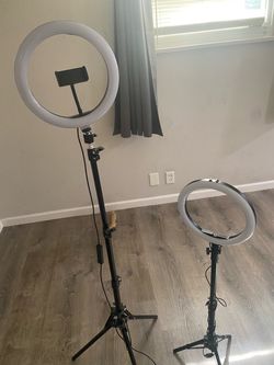 Ring Light Set with Tripod Stands – 2 Pack