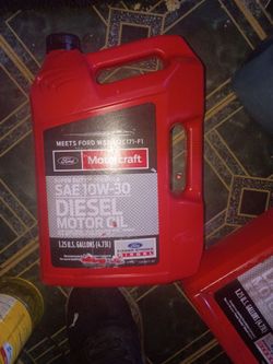 Sae10w30 diesel motor oil x2 new