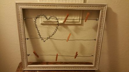 Folk art picture frame