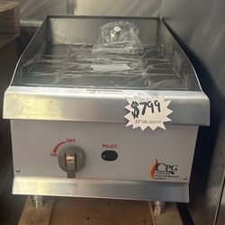 Brand New Commercial 15” Gas Griddle 