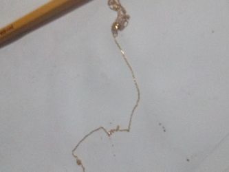 14k gold necklace 1.13 grams