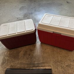 Coleman Coolers - 2 Used