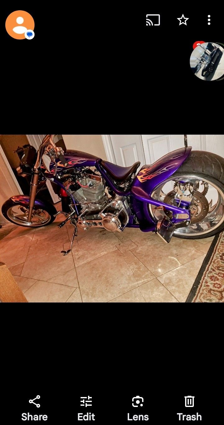 Front End Loader Trade? Custom Aspt Chopper Race Motor Ultima.