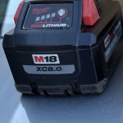 Milwaukee M18 REDLITHIUM High Output XC8.0 Battery