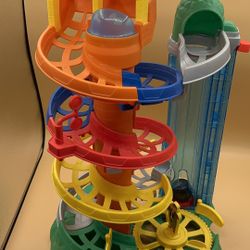 My First Thomas & Friends Rail Rollers Spiral Station Play set 