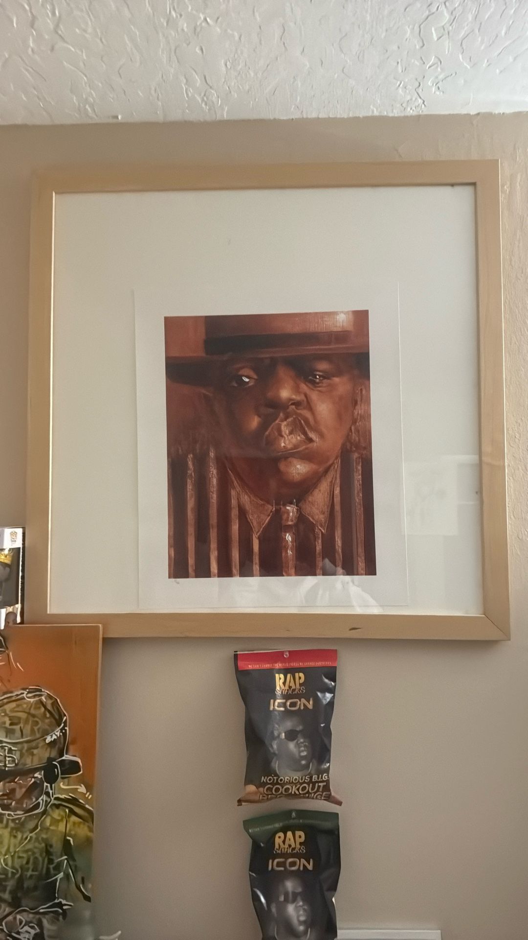 Justin Boy, Biggie Smalls Number Five Of 68 Signature As Seen On Image Photo Of Certificate Authenticity