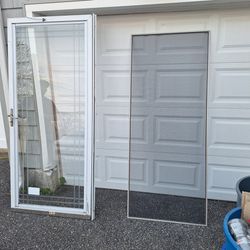 Replacement Glass And Screen For Anderson Door (Fits 36x80) 