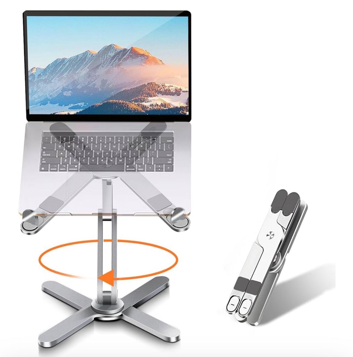 Laptop Stand with 360 Rotating Base
