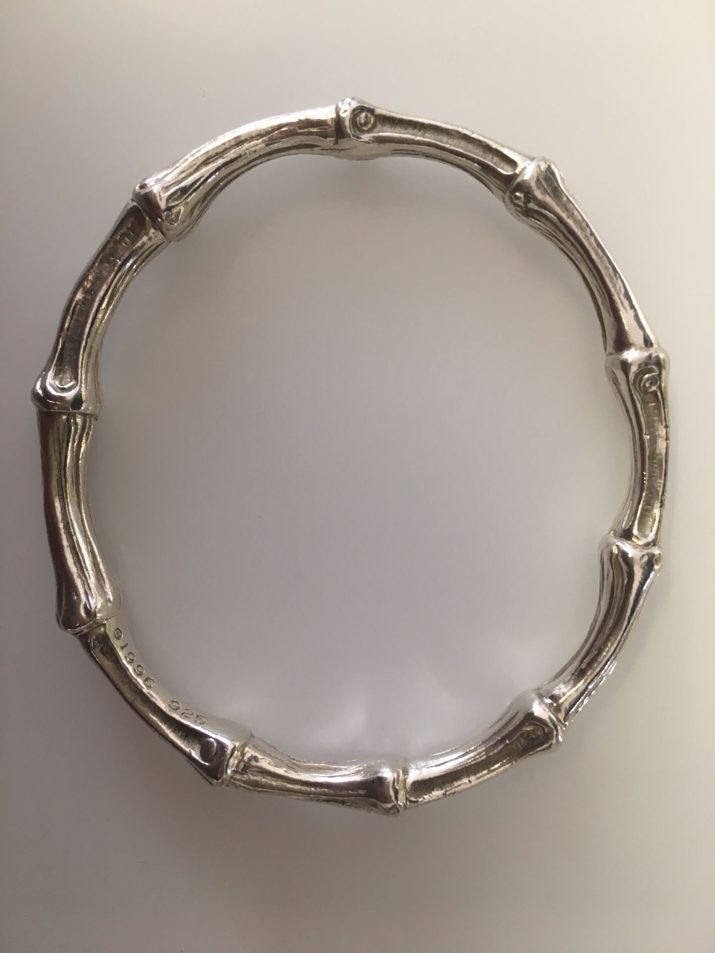Tiffany & Co. Sterling Bamboo Bangle