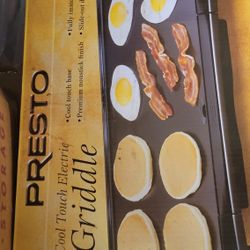 Presto 20" x 10.5" NEW Cool-Touch Electric Griddle