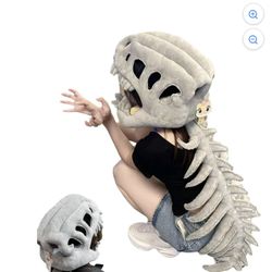 Dinosaur Skeleton Plush Costume 
