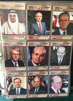“Desert storm” trading cards