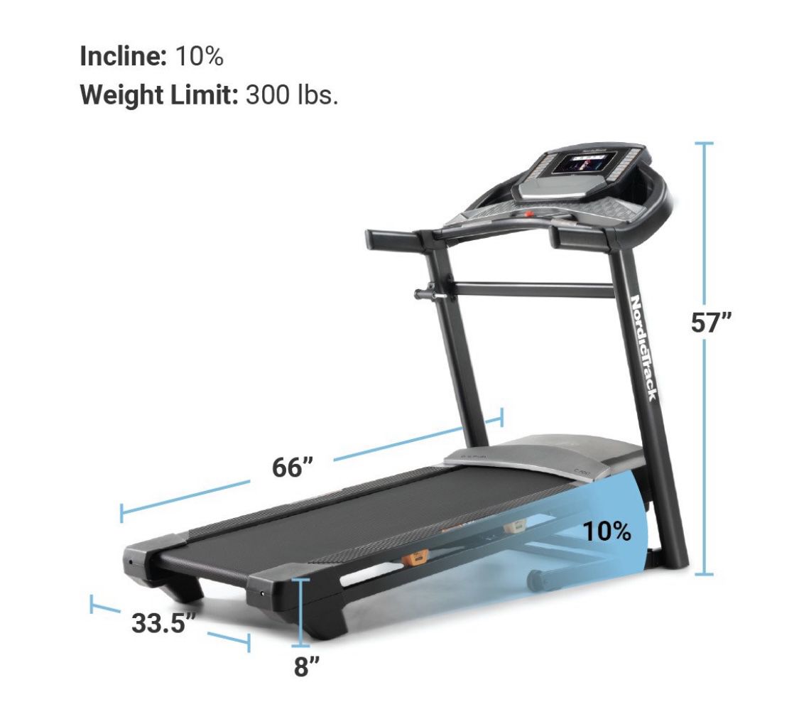 Nordictrac Treadmill C700 New with warranty