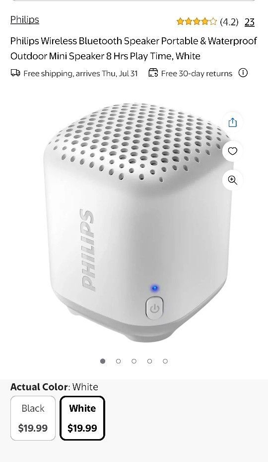 (3 Pack) Phillips Wireless Bluetooth Speaker
