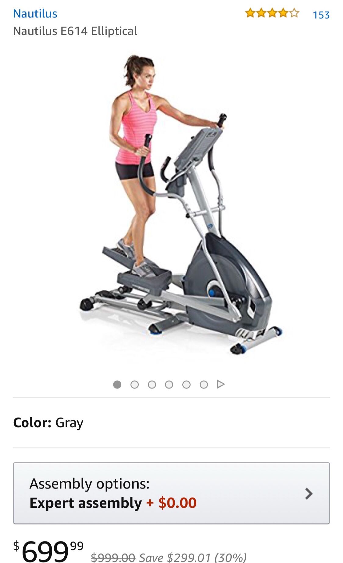 Nautilus E614 Elliptical for Sale in Las Vegas NV OfferUp