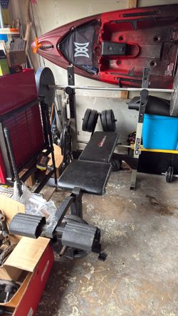 Free weight bench no weights