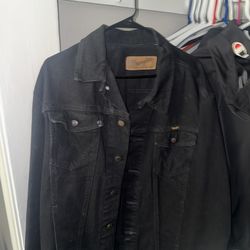 Wrangler black denim jacket