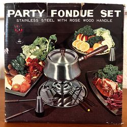 Vintage Party Fondue Set