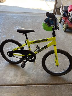 Huffy bike and helmet