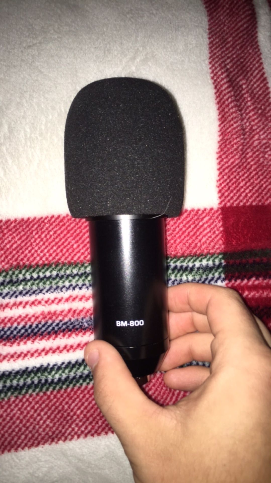Bm800 Condenser Microphone With Stand An Sounboard Included