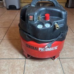 central pneumatic 6 gal air compressor works good!