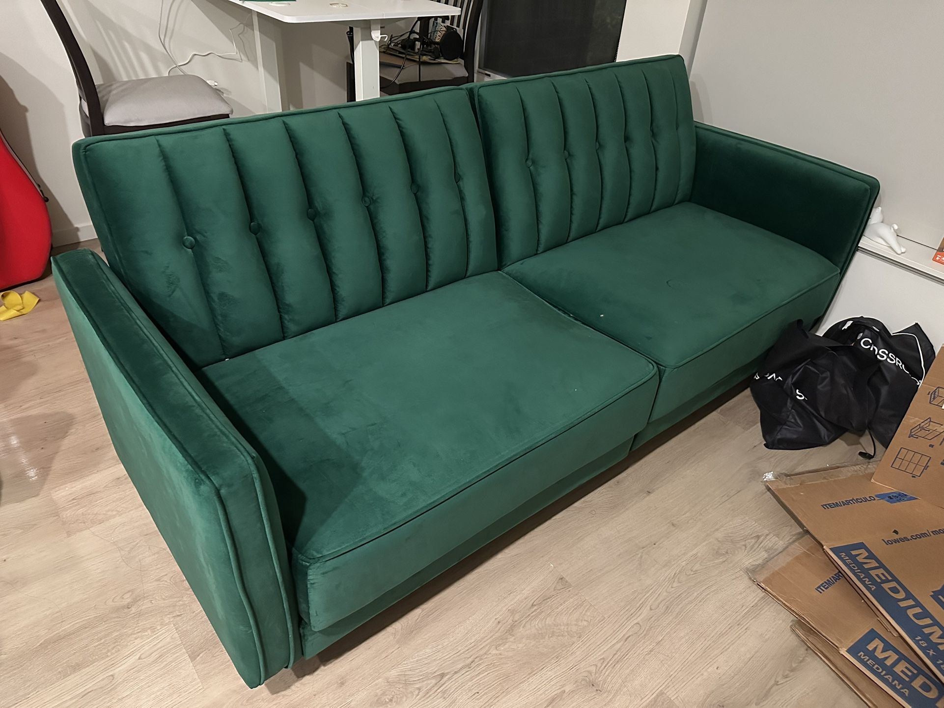 Handsome Green Couch