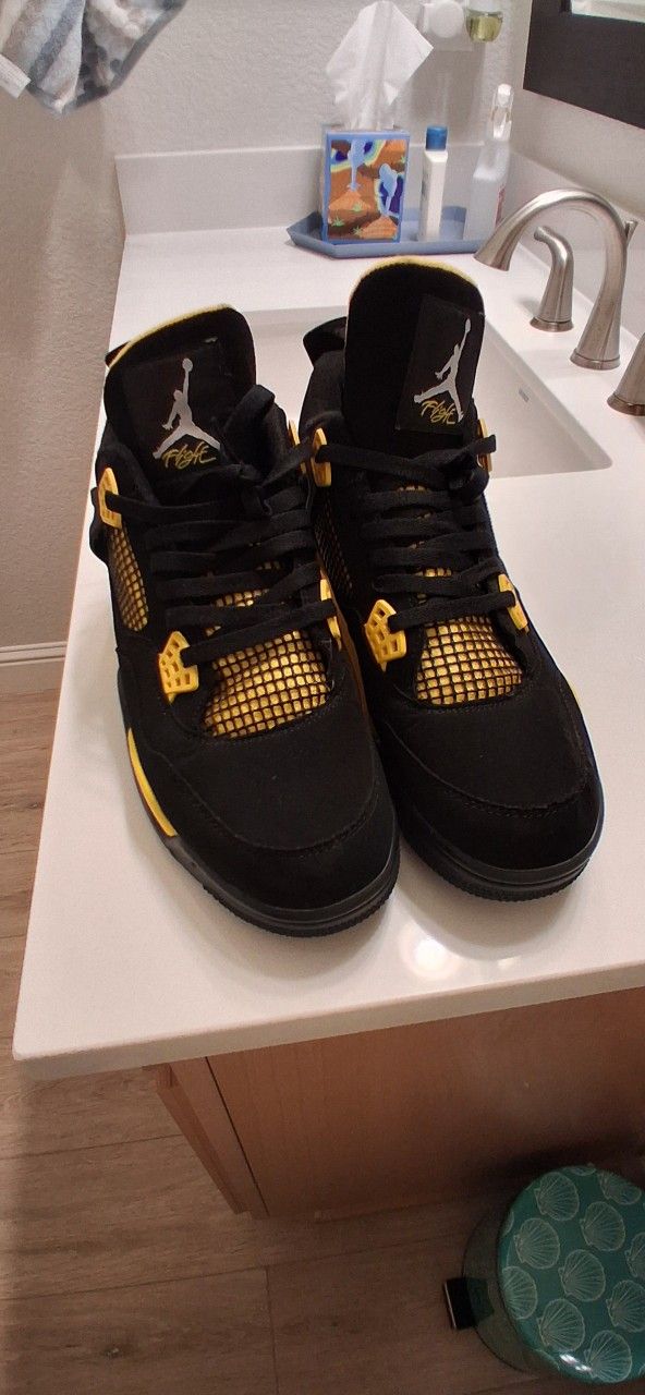 Mens Air Jordan 4 Retro 'Thunder'