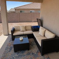 Outdoor Patio Furniture L Shape w/Storage *New*