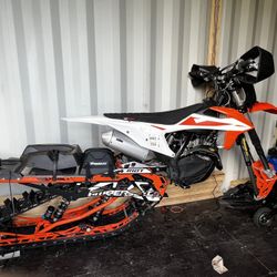 2019 KTM 450 SX-F Timber Sled