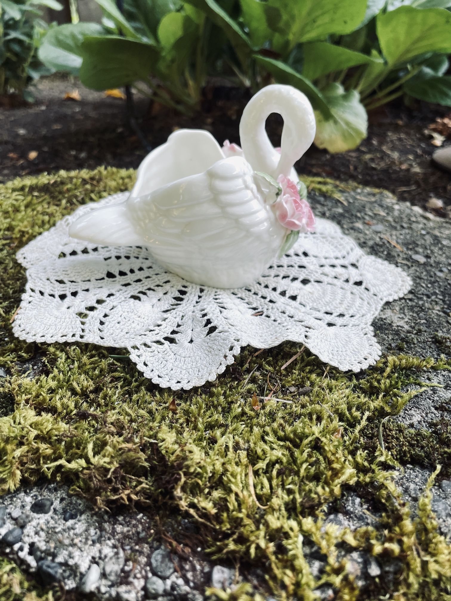 Porcelain Swan