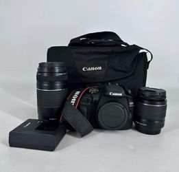 Canon EOs T7 with lenses combo