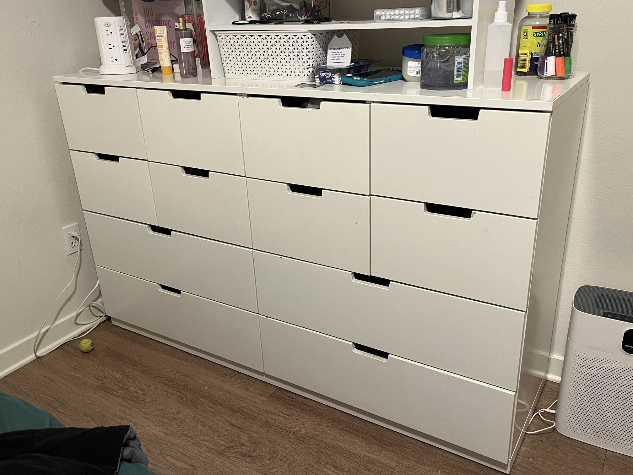 IKEA White Nordli Dresser