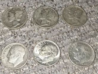 Pre-Owned 6  Sliver Dime
