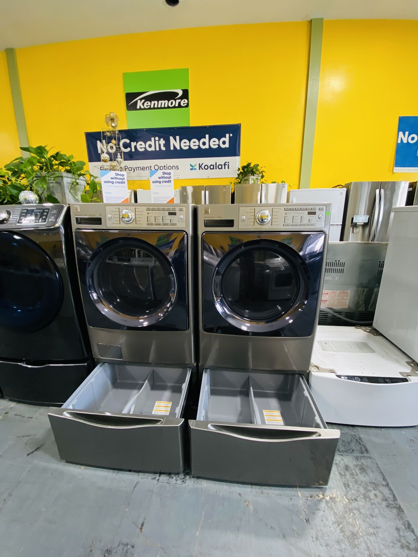 Kenmore Front Load Washer And Dryer No Credit Needed