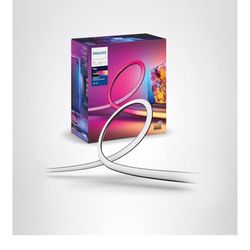 Philips Hue 75" Smart Light Strip - White and Color Ambiance LED Color-Changing TV Backlight - Sync with Television, Music, Gaming - Requires Bridge a