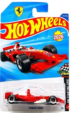 Hot Wheels Ferrari F2004 Die-Cast Car