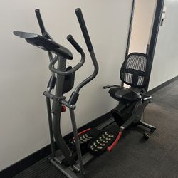 Elliptical And Recumbent Bike