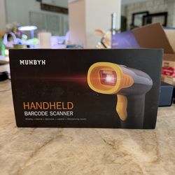 MUNBYN Android Barcode Scanner - Wireless Rugged Handheld PDA for Inventory