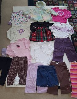 12mon GIRL'S WINTER CLOTHES LOT