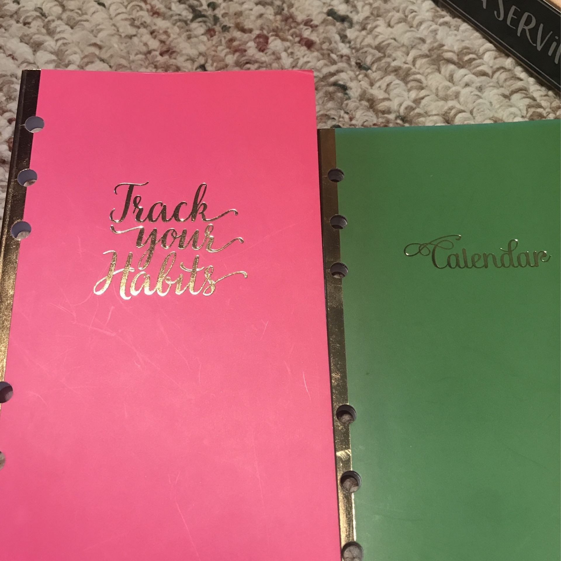 Track Your Habits And Blank Calendar Journal