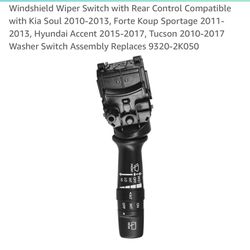Windshield Wiper Switch For Hyundai , See Pics For Fitment !!!