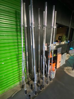 Olympic Weight Bars — Used, Good Condition